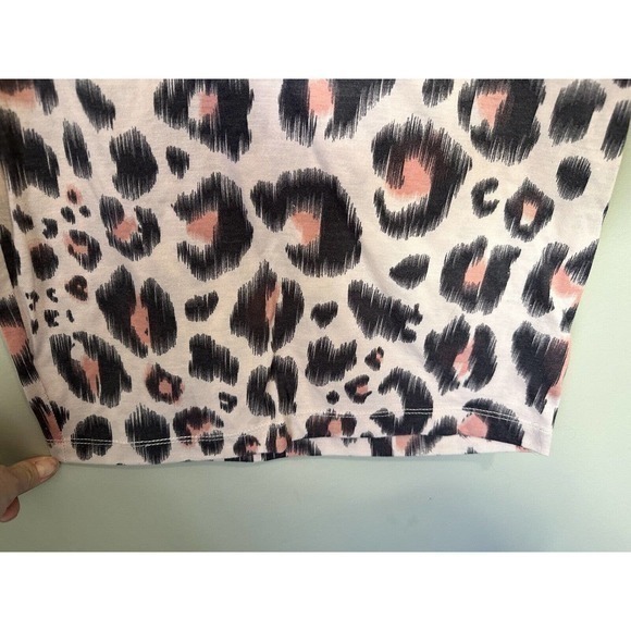 Kardashian Kollection Asymmetrical Leopard Dress S‎ leopard knee length #522 - Picture 5 of 12